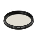 46mm UV / FLD / CPL Multi-Coated Glass Filter Lens + Case Set Camera Accessories