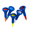 High Quality Soft Rubber Cushion Top Golf Tees Random Short Training Golf