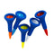 High Quality Soft Rubber Cushion Top Golf Tees Random Short Training Golf