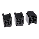 3pcs 80A 5 Pin Relay Socket Holder Car Truck Automotive Electronic Parts