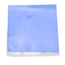 100mmx100mmx2mm Blue Heatsink Cooling Thermal Conductive Silicone Pad Uncut LJ