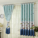 Cartoon Car Print Blackout Curtains Window Blinds Drapes Purdah Home Decor