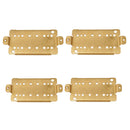 Pack of 4 Electric Guitar Replacement Dual Coil Pickup Baseplate 50mm+52mm