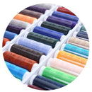 39Pcs 200 Yard Mixed Colors Polyester Spool Sewing For Hand Machine Thread N2X5