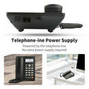 Desktop Corded Telephone with Caller ID Display, Wired Landline Phone for H