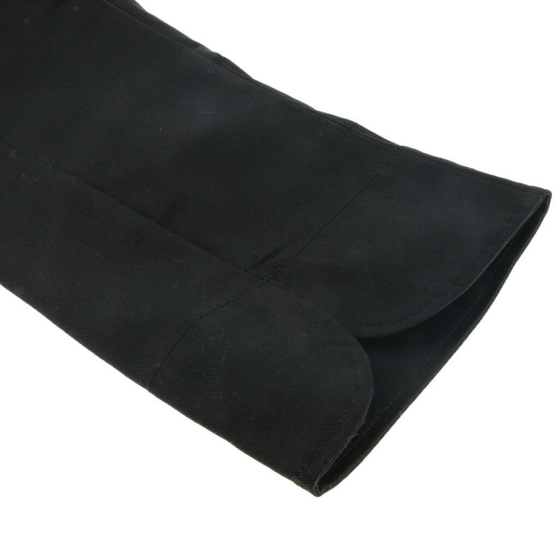 Black Chef Waiter Double-breasted Coat Uniform Long Sleeve Jacket Clothes XL