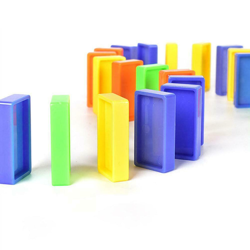 20pcs Plastic Domino Blocks Kids Brick Educational Toys (Plastic Dominoes)