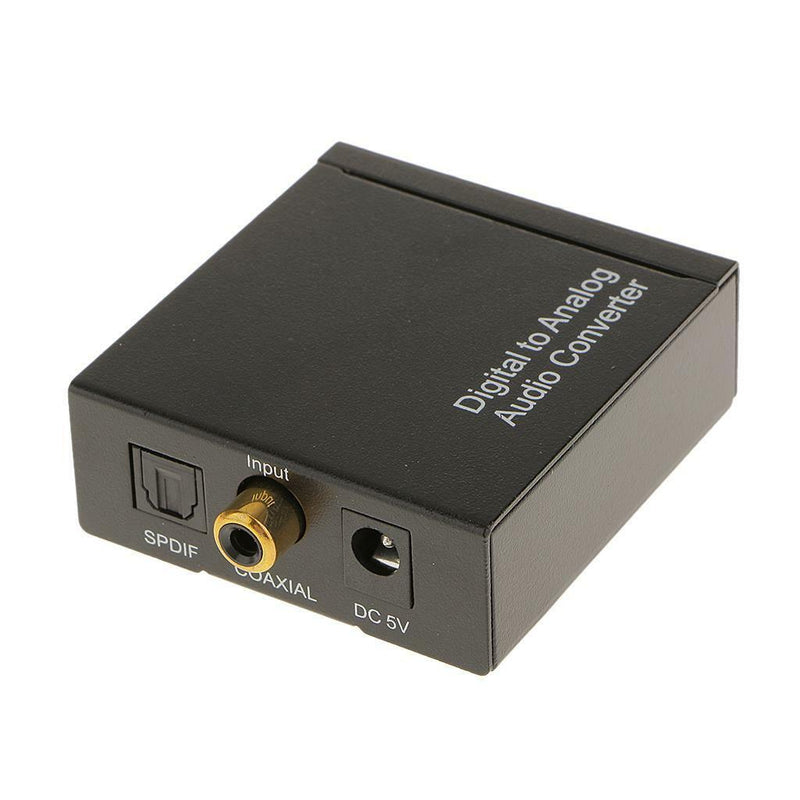 Optical Coaxial Toslink Digital to Analog Adapter RCA L/R Audio Cable 3.5mm