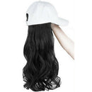 Wig Female Long Hair Fashion Cap Wig One-Piece Female Long Volume Natural F