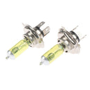 2pcs 55W H4 Halogen Bulb Yellow 3000K Headlight Glass Car Light Auto Lamp 12 Gw