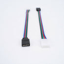 10 Pcs 10mm 4 Pin Male Female PCB Connector Cable For RGB 5050 3528 LED Strips