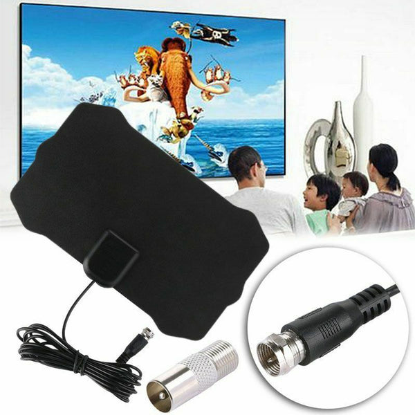 50 Miles High Gain Indoor Freeview TV antena Digital HD TV radius Aerial Su H8F3