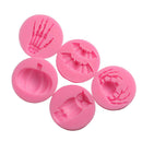 5pcs Silicone Molds Fondant Chocolate Moulds Halloween Cake Decorating Tools
