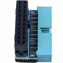 USB 3.0 20pin Male to Female Extension Adapter Angled 90 Degree for