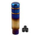 Universal 13CM Metal Burnt Blue Gear Stick Shift Knobs Auto Shifter Lever Head