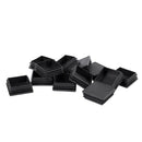 50mm x 50mm Plastic Square End Blind Plugs Cap Pipe Inserts 12pcs L1H3