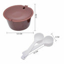 Food Grade Plastics Refillable Coffee Capsule Pod For Dolce Gusto Nescafe Useful