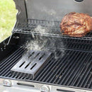 Stainless Steel Meat Smoking Barbecue Smoker Box For BBQ Wood Chip Gas Grill