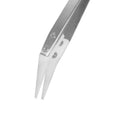 1PC Ceramic Tweezers with Stainless Steel Handle Curved Aimed Tweezer