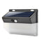 206LED Solar Motion Sensor Wall Light Outdoor Waterproof Garden Yard Street Lamp