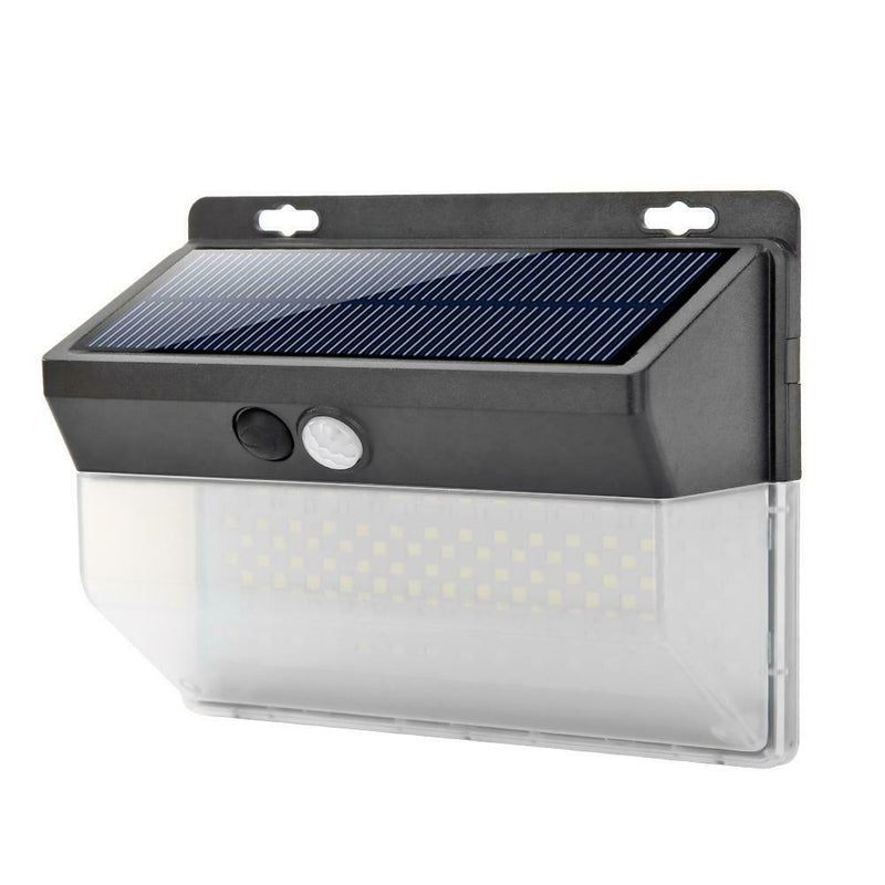 206LED Solar Motion Sensor Wall Light Outdoor Waterproof Garden Yard Street Lamp