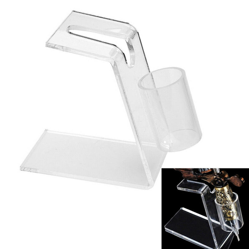 Tattoo Machine Holder Stand Clear Acrylic Tattoo Gun Organizer Tool3CT