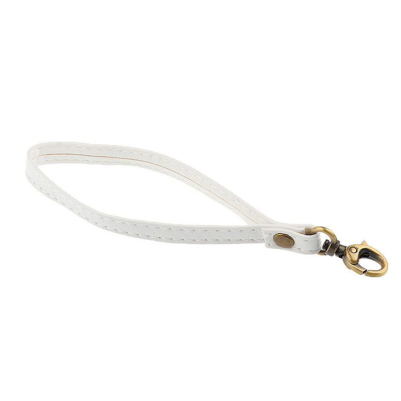 2PCS Leather Wrist Strap for Handbags, Purses, Camera, Clutch, Keychains, ID