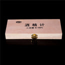 3Pcs 0-100% Hydrometer Alcoholmeter Tester Set Concentration Meter+Thermometer%a