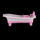 Plastic Bathroom Furniture Bathtub Bath Tub For 1/6  Sized Dolls3cT