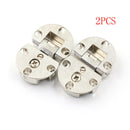 2Pcs Cabinet Door Flap Hidden Hinges Micircle Hinges Furniture Hardware B Cy