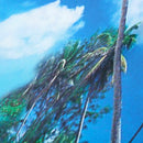 0.9x1.5m Vinyl Thin Photo Studio Props Photography Backdrops Blue Seaside B