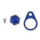 3pcs Baitcasting Fishing Reel Handle Crank Nuts Plate Screw Cap, Right Hand