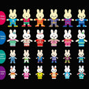 Baby Wooden Jigsaw Puzzle Dressing Game Rabbit Change Clothes Children Toys