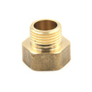 1/2PT Male to 3/4PT Female Thread Brass Hose Pipe Hex Bushing Reducer Fittin lj