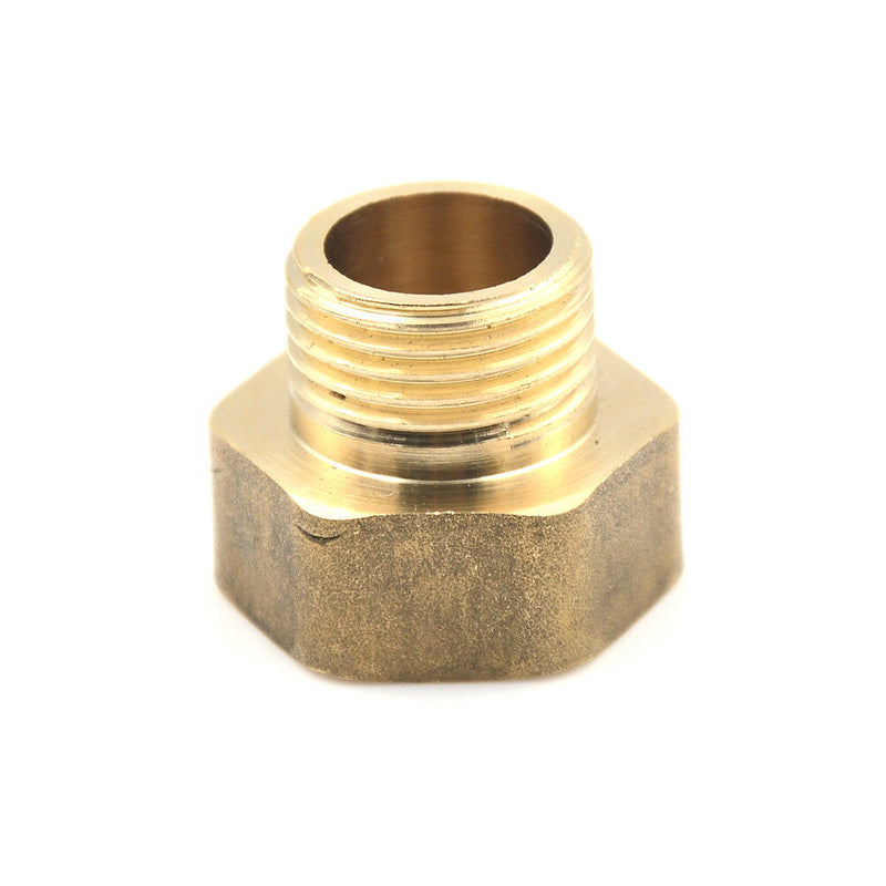 1/2PT Male to 3/4PT Female Thread Brass Hose Pipe Hex Bushing Reducer Fittin lj