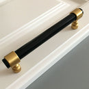 Kitchen Pull Rod Acrylic Cabinet Cupboard Door Pull Handle Black 153mm