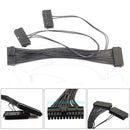 Quad 3 PSU Power Supply 24 Pin ATX Motherboard Mainboard Adapter Connector Cable