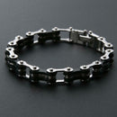 Women Girls Stainless Steel Bike Bicycle Jewelry Chain Bracelet Gift