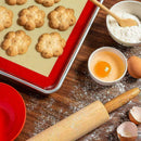 Multifunctional Food Grade Silicone Baking Tray Mats W2B5 Sheets Non-Stick V3T5