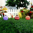The new 3pcs Christmas ball Christmas scene with Christmas tree decoration