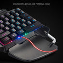 G92 One-handed MIni 35 Keys Mechanical Gaming Keyboard USB Wired for PC Game