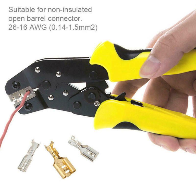 Pro Wire Crimpers Engineering Ratchet Terminal Crimping Pliers Tool 0.1 ZCJ