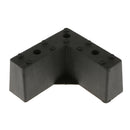 Sofa Leg 5inch Plastic Triangle Furniture Plinth Couch Legs, Set of 4