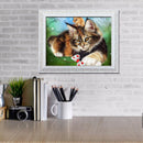 5D DIY Full Drill Diamond Painting Mouse Cat Cross Stitch Embroidery Craft