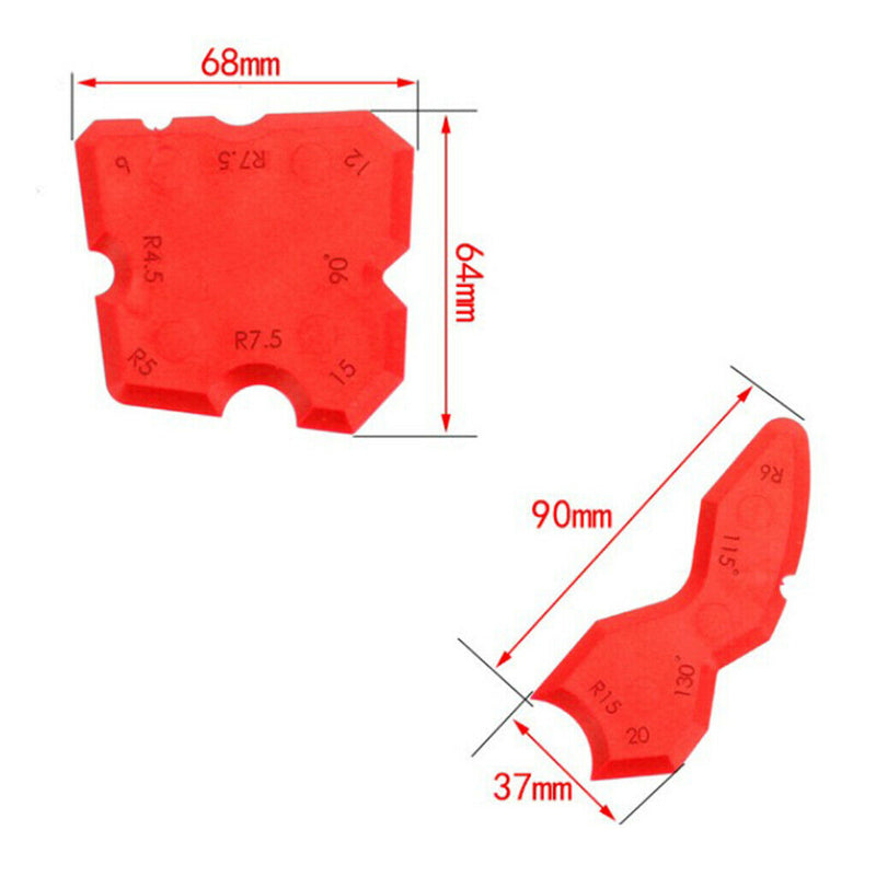 Silicone Sealant Spreader Finishing Tool Applicator Tiling Tool Set Of 4pcs