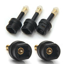 Toslink Optical Female To 3.5mm Male Mini Toslink Plug PDIF Adaptor Connector 3C