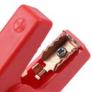 2pcs Large 100A Crocodile Alligator Clips Car Battery Chargers Insulated Clamp3C