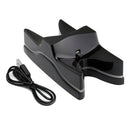 Dual USB Controller Fast Charging Dock Station Stand Holder with Built-in LED