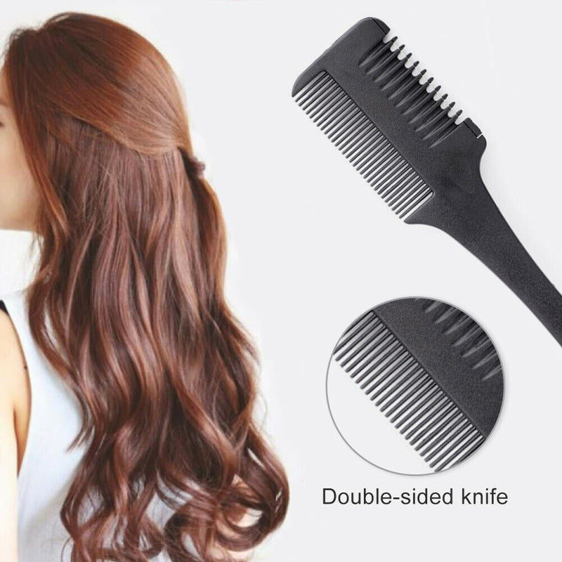 Hair Cutter Comb Double Side Haircut Thinning Comb Razor Hair Styling Tool
