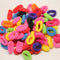 Fashion 100pcs Elastic Rope Ring Hairband Women Girls Hair Band Ponytail Holder
